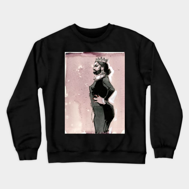 Ms. Ter Crewneck Sweatshirt by A.E. Kieren Illustration